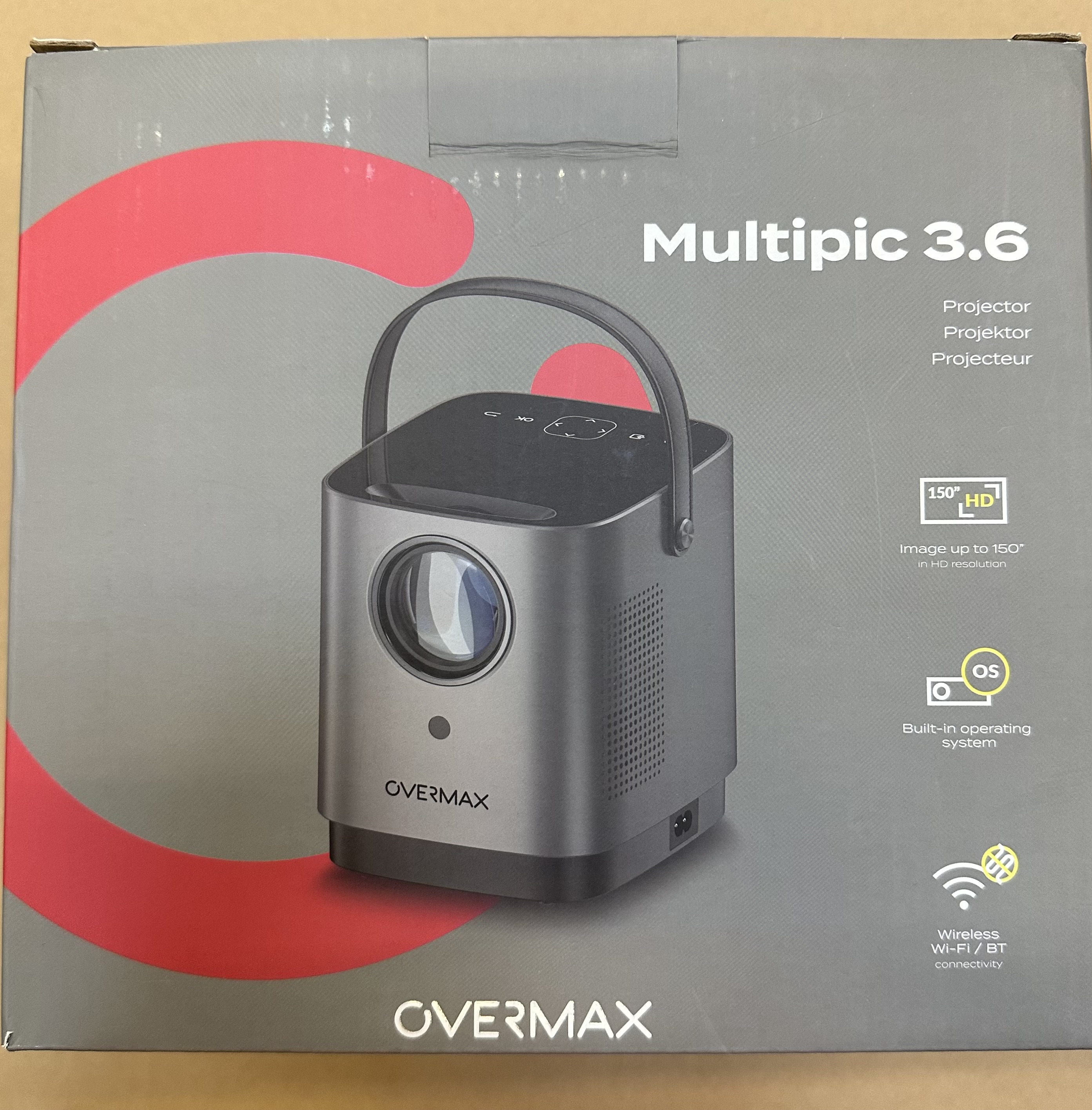OUTLET - Projektor OVERMAX Multipic 3.6