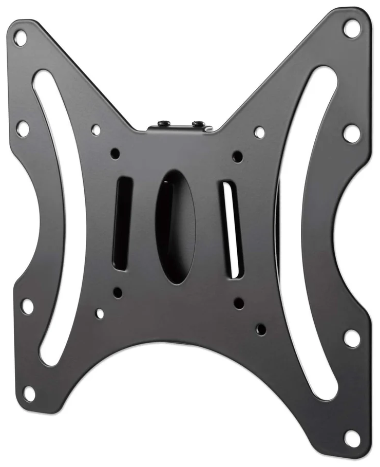 MANHATTAN 23"-42" univerzális ultra keskeny fali konzol, VESA 200 x 200, fekete (423731)