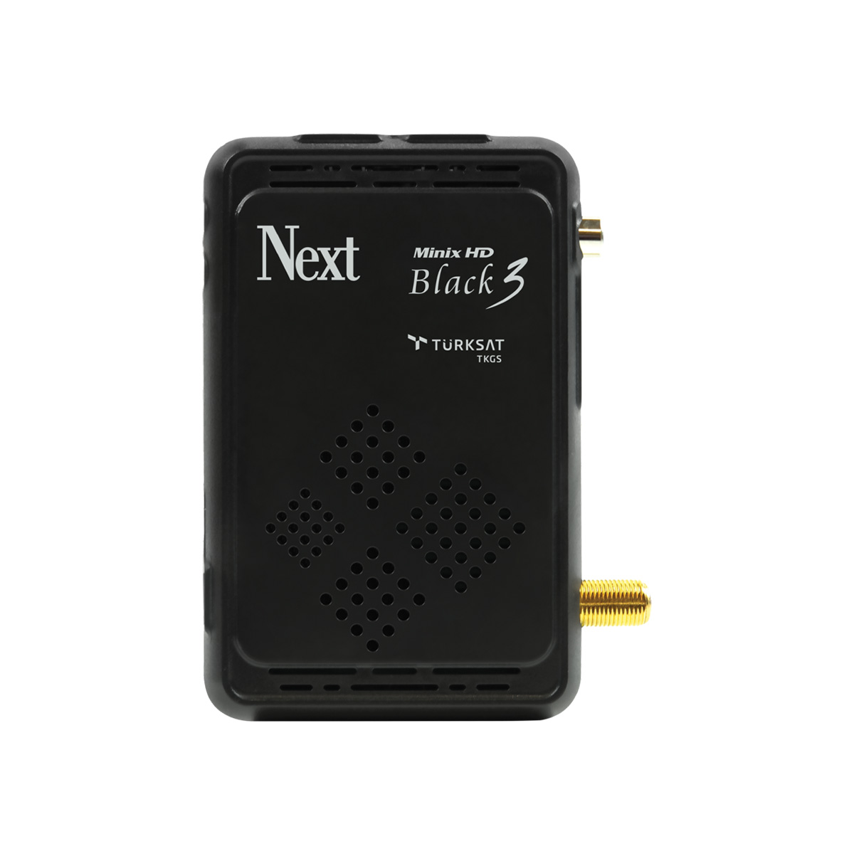 Siyah bir Next MiniX HD Black 3 cihazı.