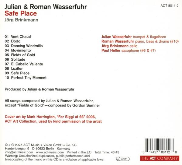 Das Albumcover von Julian & Roman Wasserfuhrs Album Safe Place.