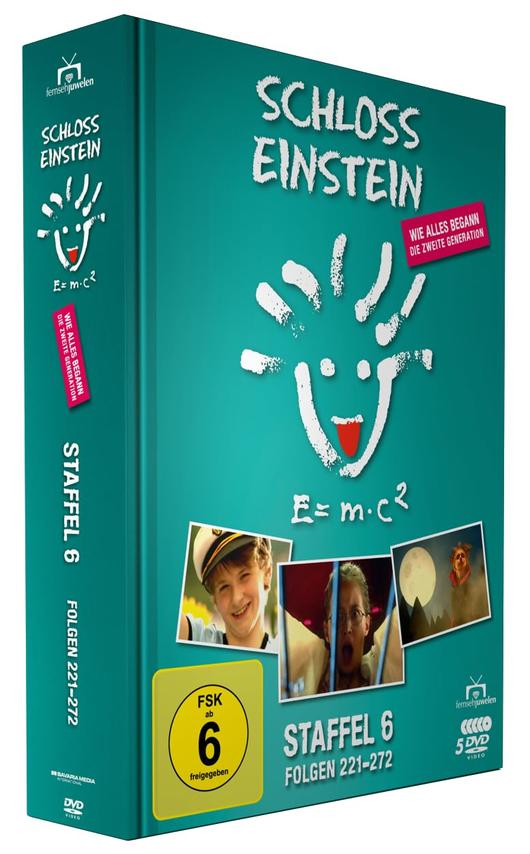 Teal DVD-Box mit Serientitel und Episodendetails.