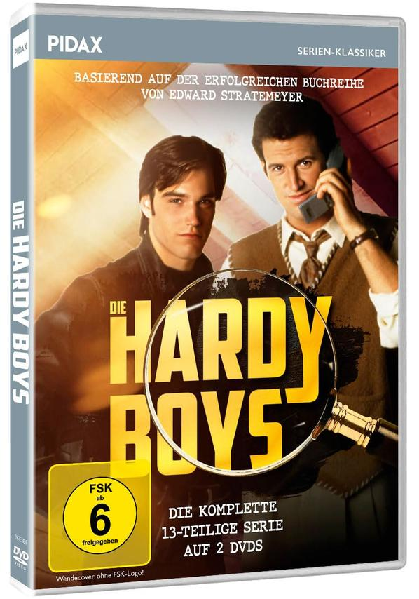 DVD-Hülle mit zwei Männern und einer Lupe.