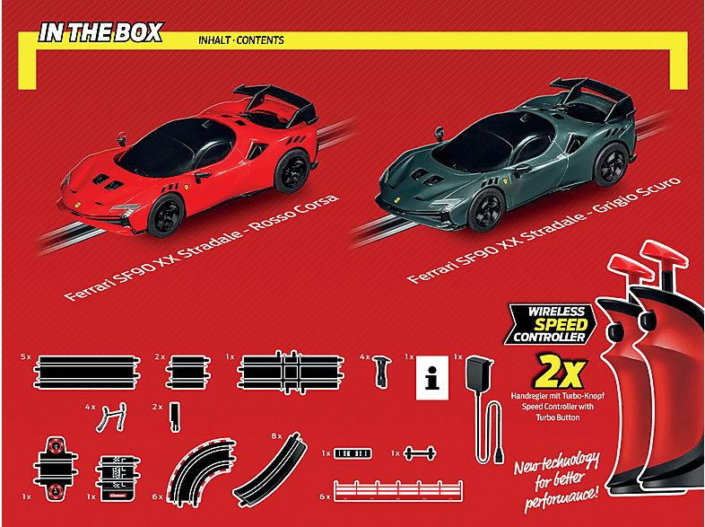 Thumbnail - CARRERA (TOYS) Ferrari SF90 XX Stradale (WIRELESS) GO!!! Rennbahn, Mehrfarbig