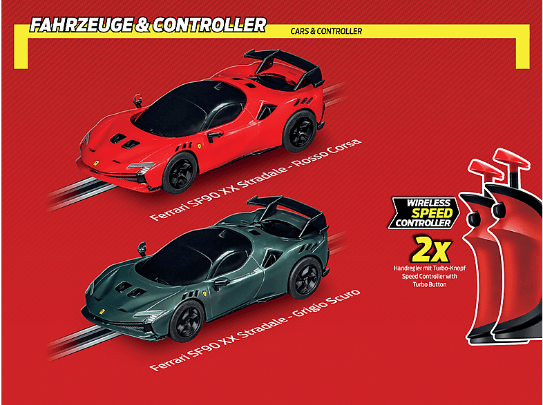 Thumbnail - CARRERA (TOYS) Ferrari SF90 XX Stradale (WIRELESS) GO!!! Rennbahn, Mehrfarbig