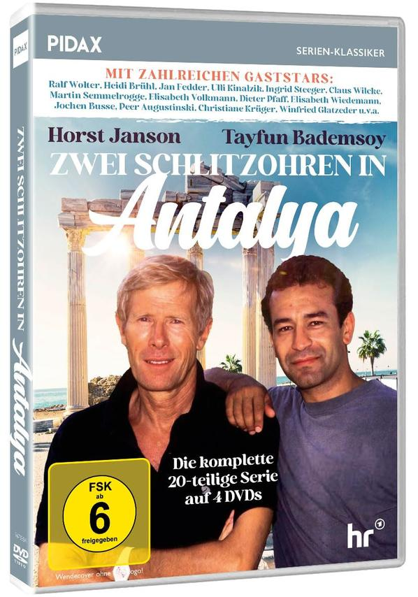 DVD-Cover mit zwei Männern vor Ruinen. Deutscher Text.