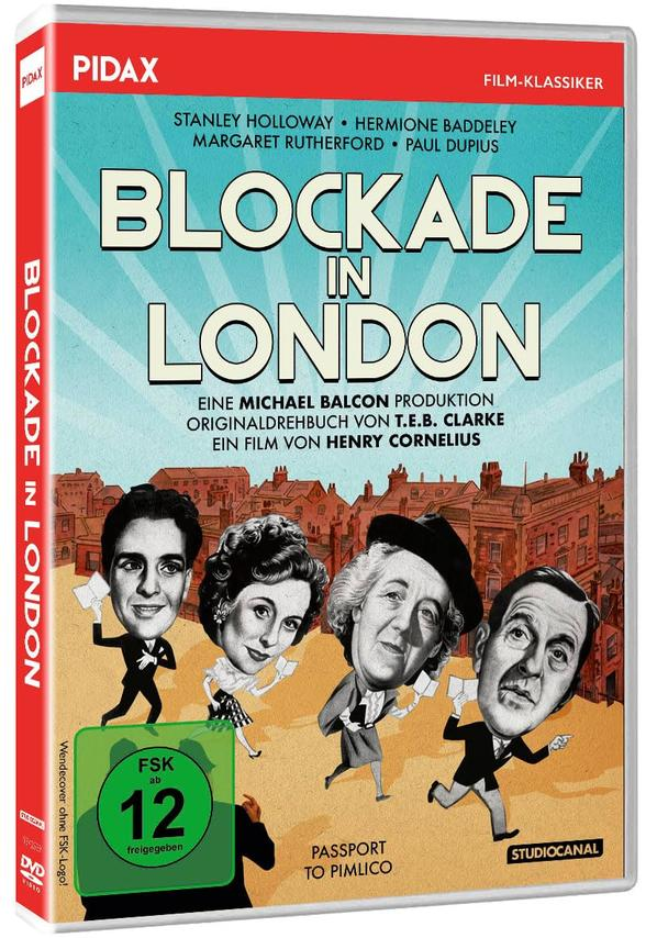 DVD-Box des Films Blockade in London.