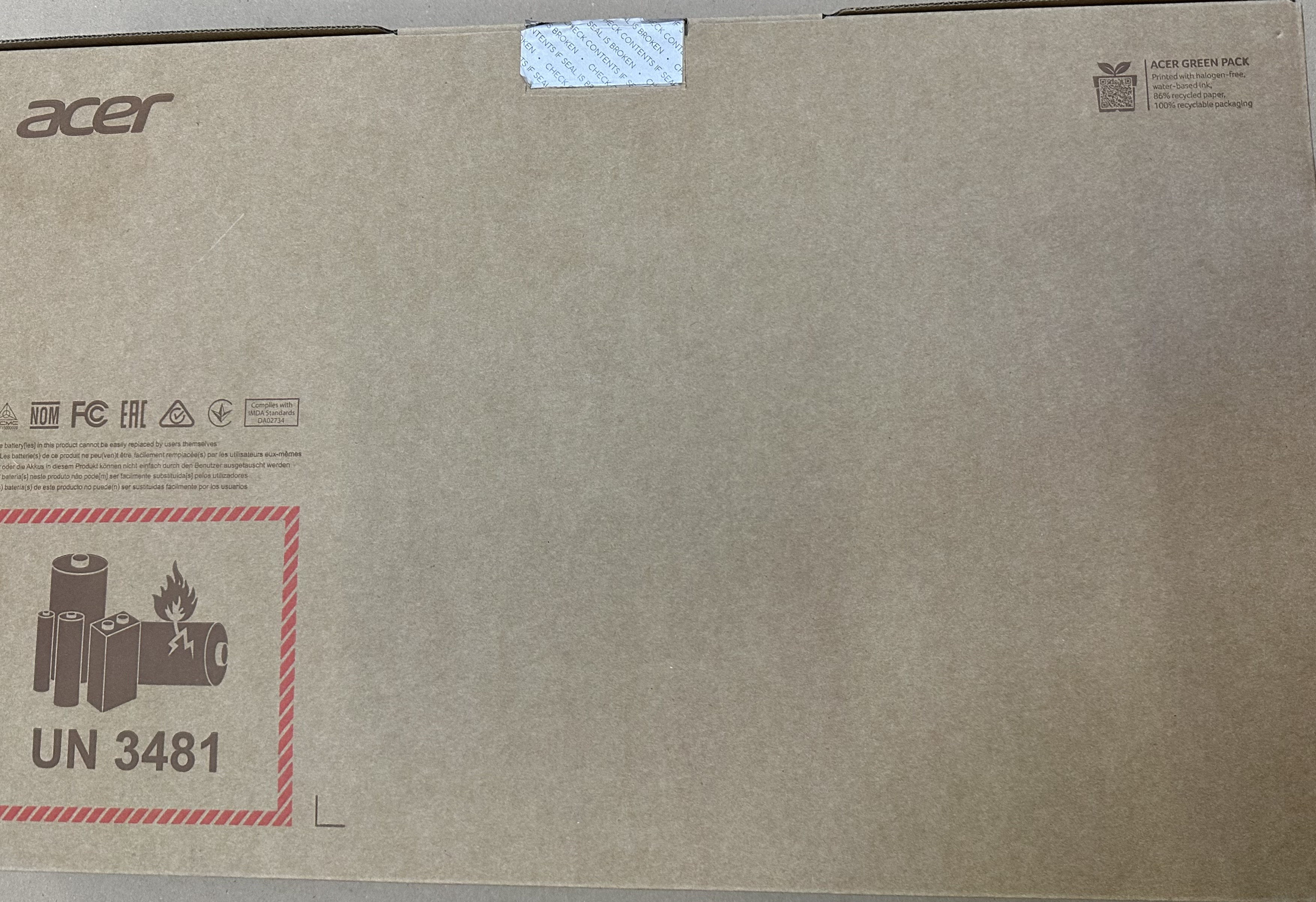 OUTLET - Laptop ACER Extensa 15 EX215-55-EP i5-1235U/8GB/512GB SSD/INT/Win11H Szary (Steel Gray)