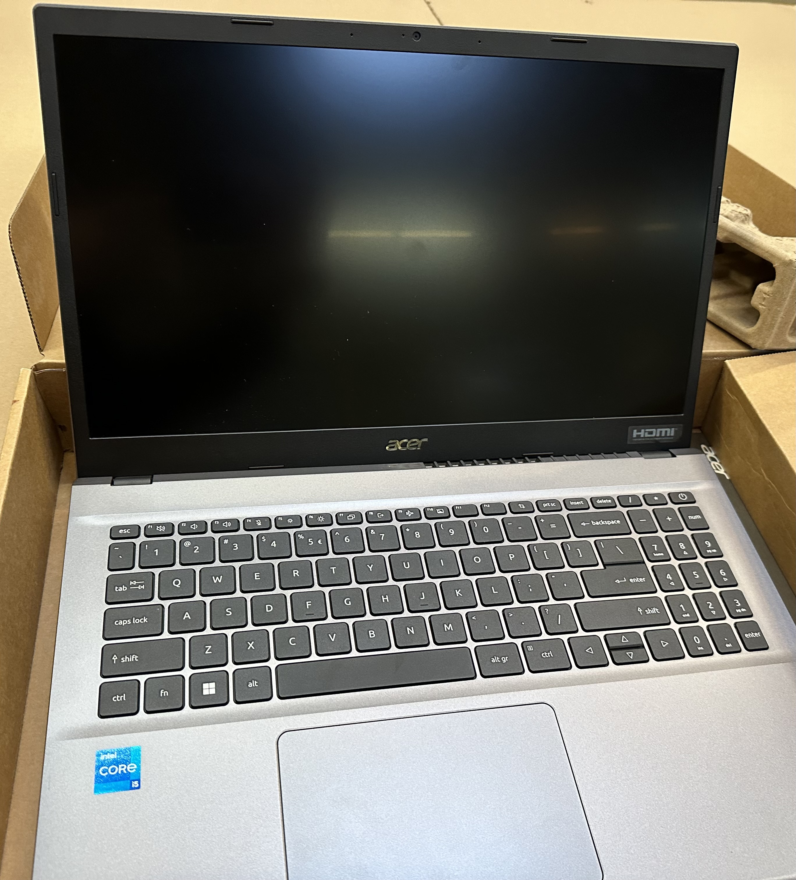 OUTLET - Laptop ACER Extensa 15 EX215-55-EP i5-1235U/8GB/512GB SSD/INT/Win11H Szary (Steel Gray)