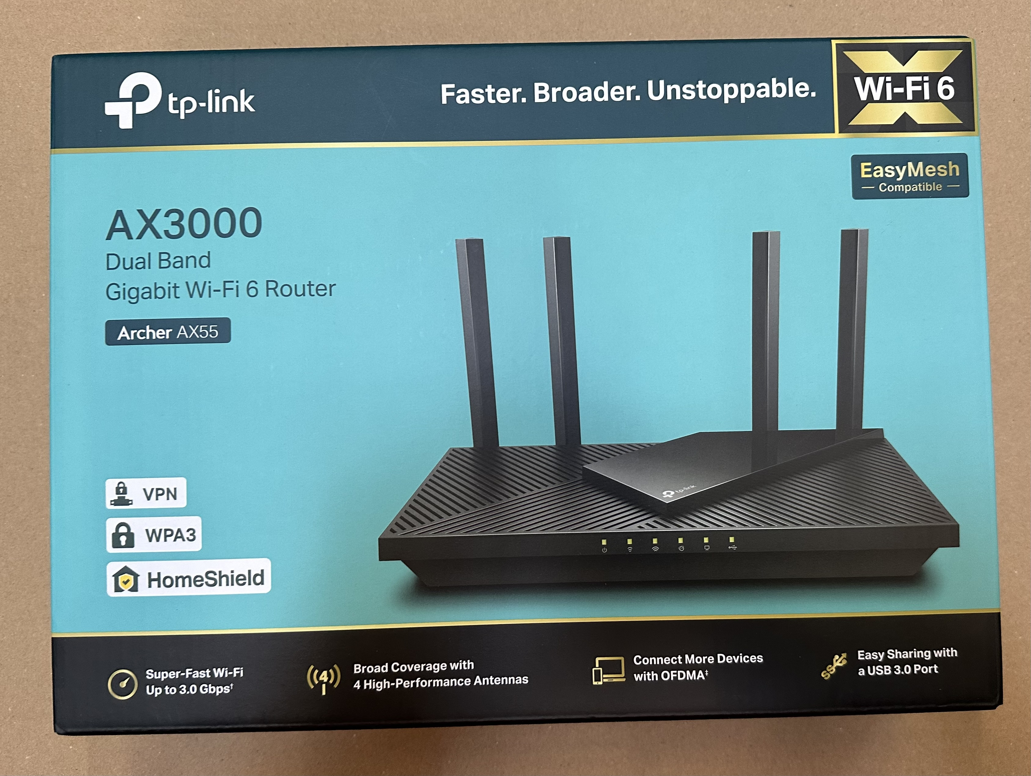 OUTLET - Router TP-LINK Archer AX55 Wi-Fi 6 AX3000