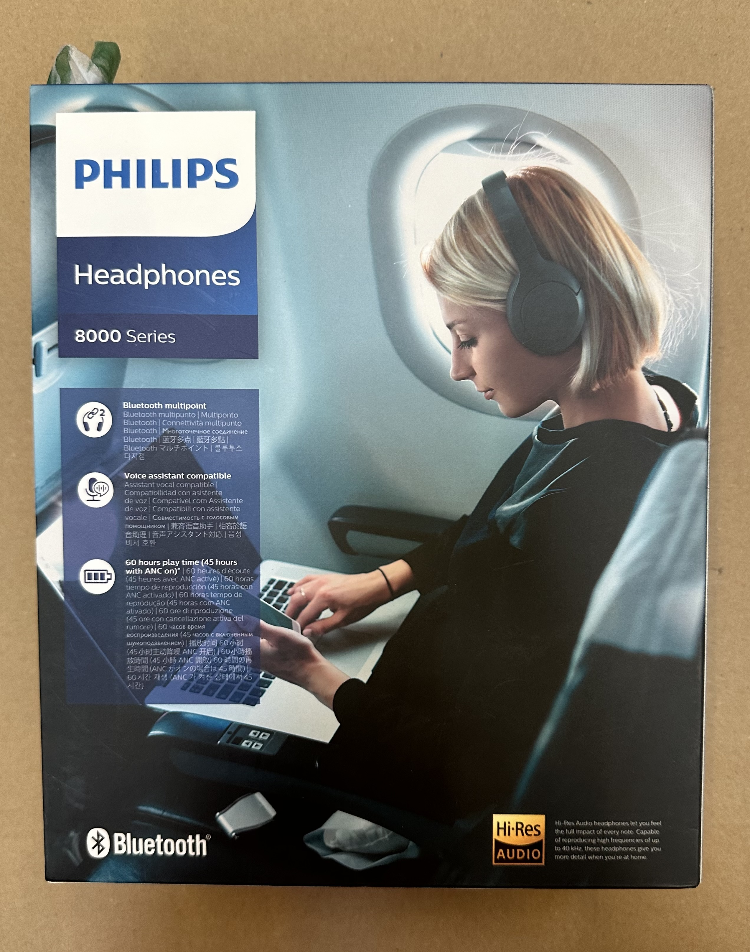 OUTLET - Słuchawki bezprzewodowe PHILIPS TAH8506BK/00