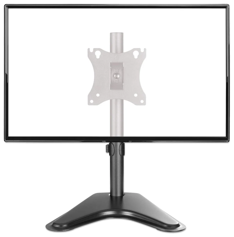Monitortartó monitorkerettel. A monitor képernyője átlátszó.