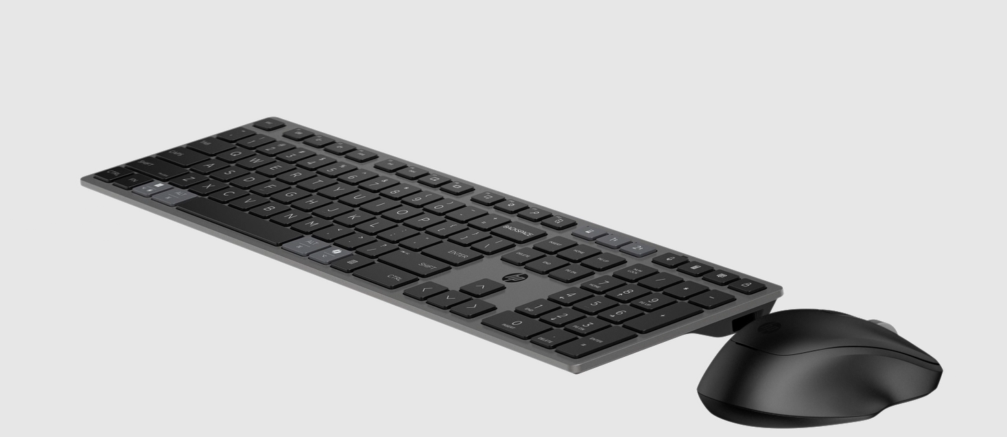 Pack Teclado Ratón HP 720, Bluetooth®, Cable de carga USB Type