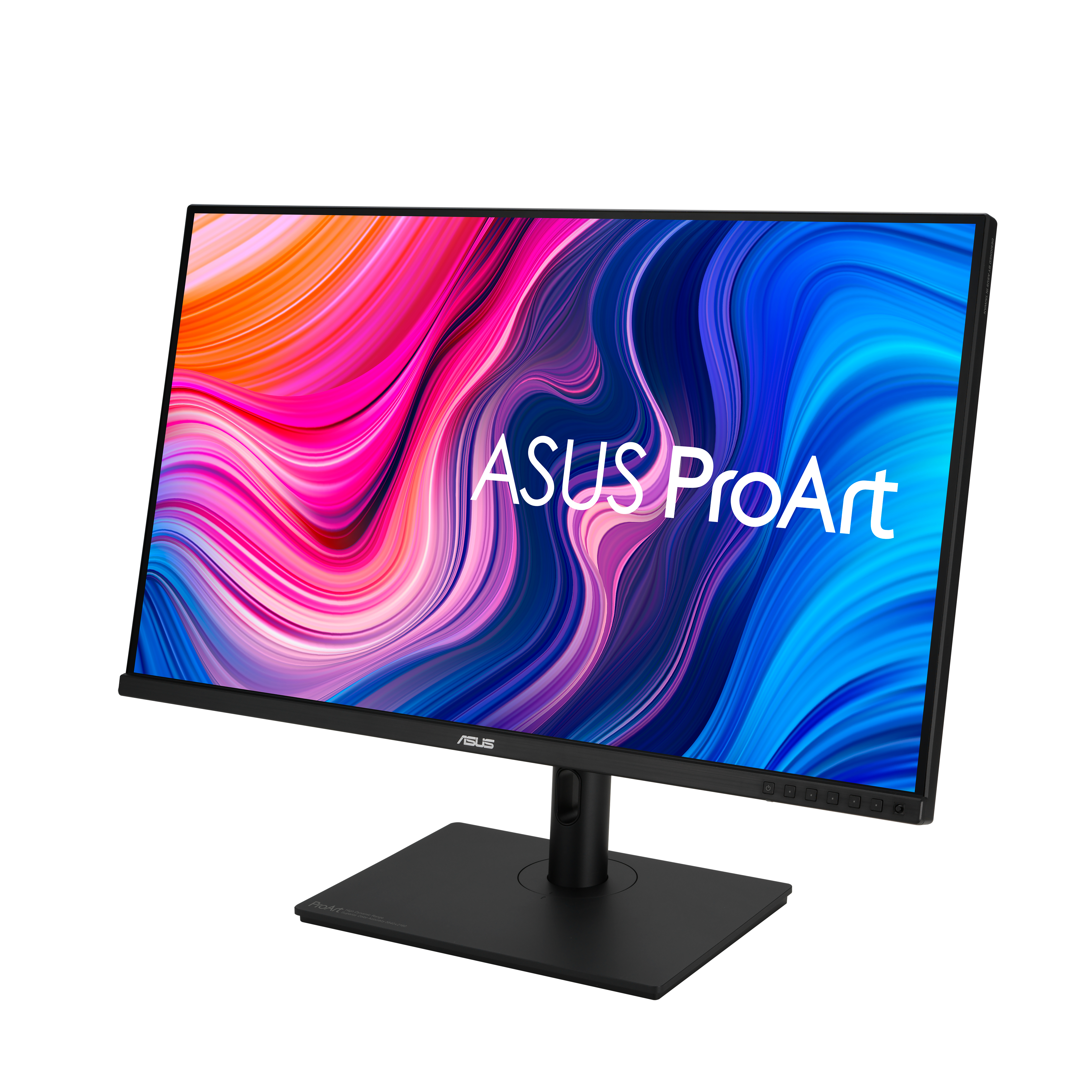 Ein Computermonitor mit Asus ProArt auf dem Bildschirm.
