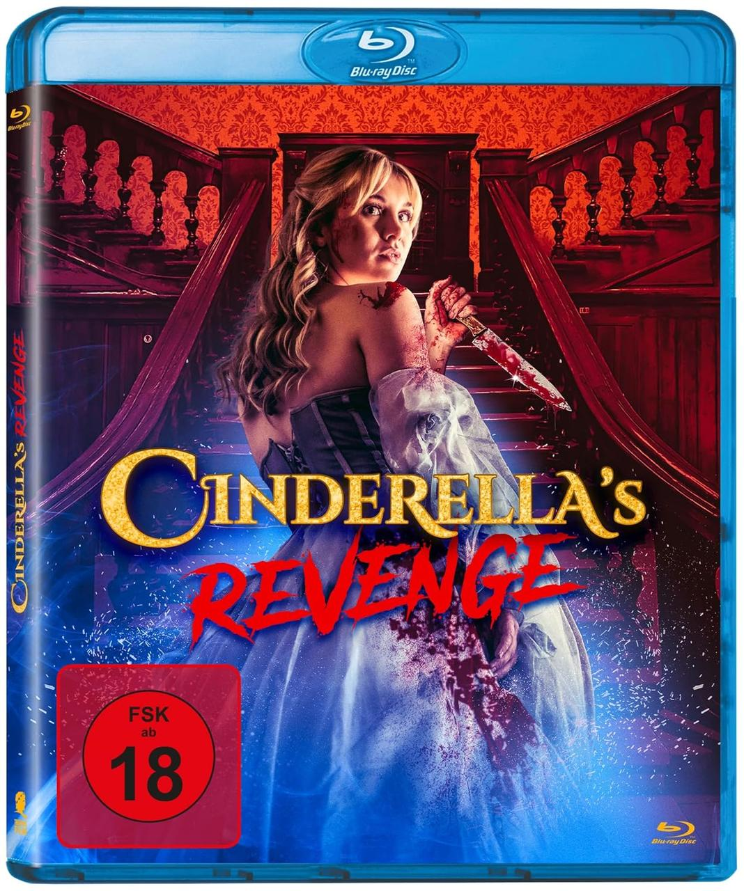 Blu-ray-Hülle: Cinderella's Revenge, eine Frau hält ein Messer.