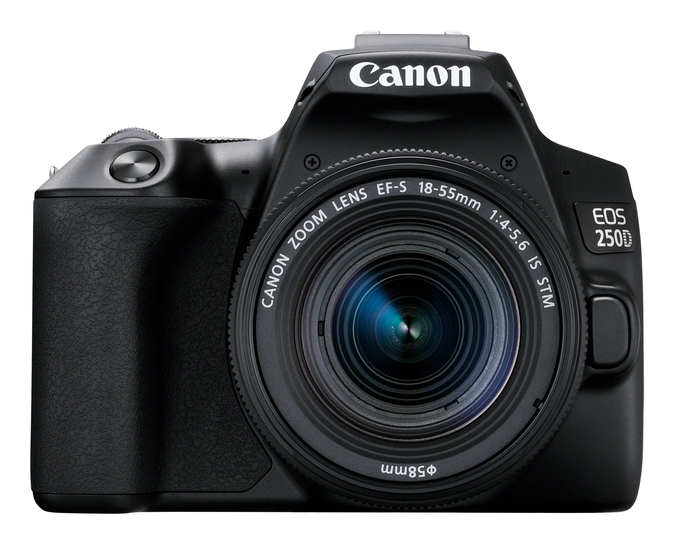 CANON EOS 250D Spiegelreflexkamera mit Objektiv EF-S 18-55mm 4.0-5.6 IS STM, schwarz (3454C002)