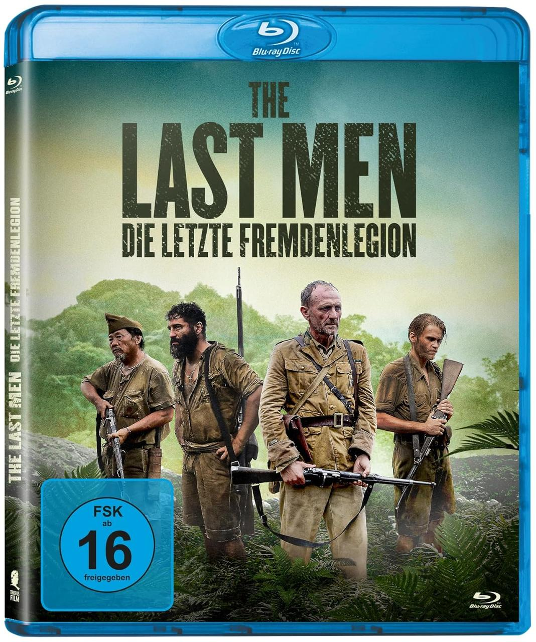 Eine Blu-ray-Hülle mit einem Filmplakat mit Soldaten in einer Kriegsszene und deutschem Text.