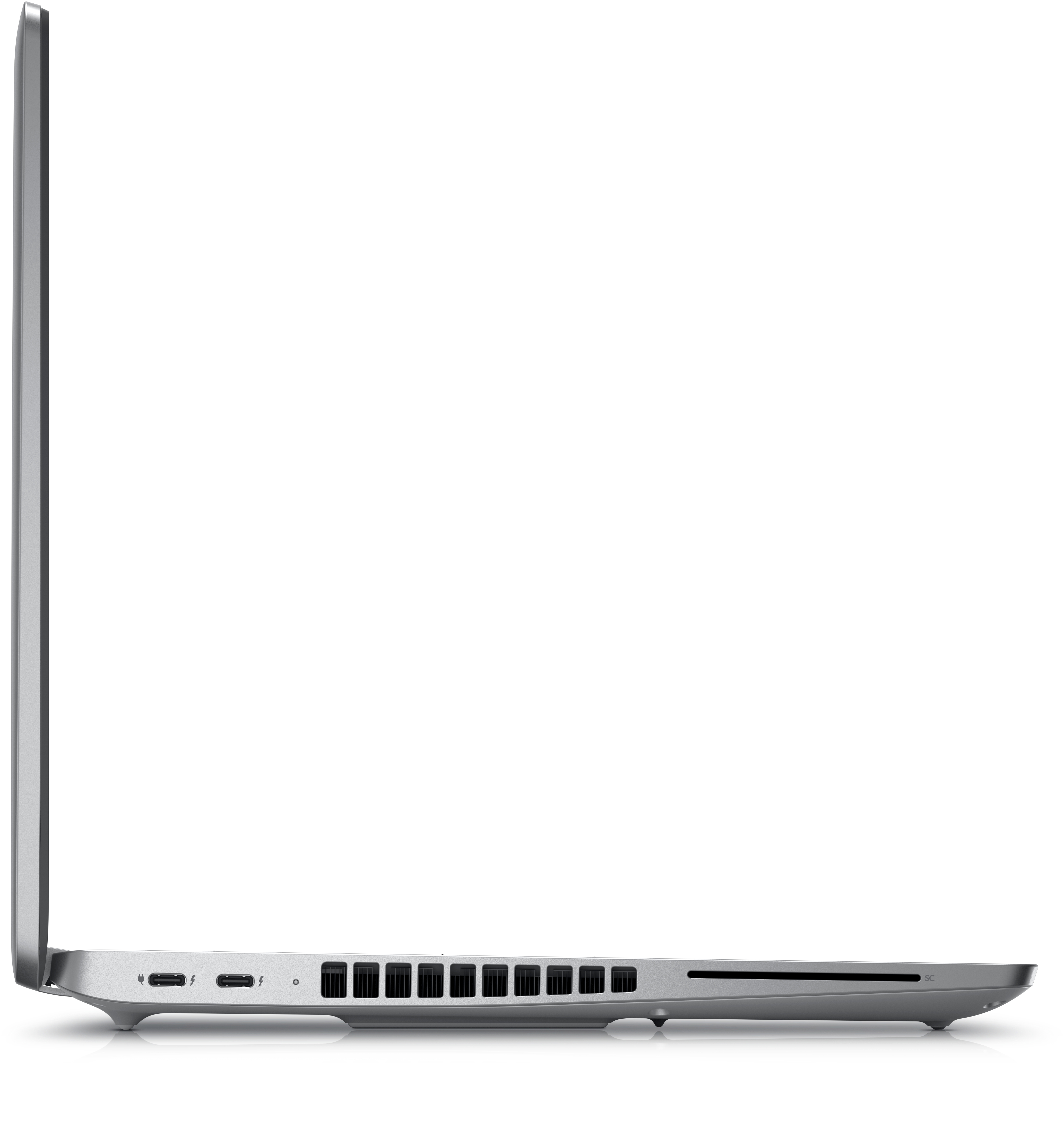 Explosionsansicht des Laptops, interne Komponenten.