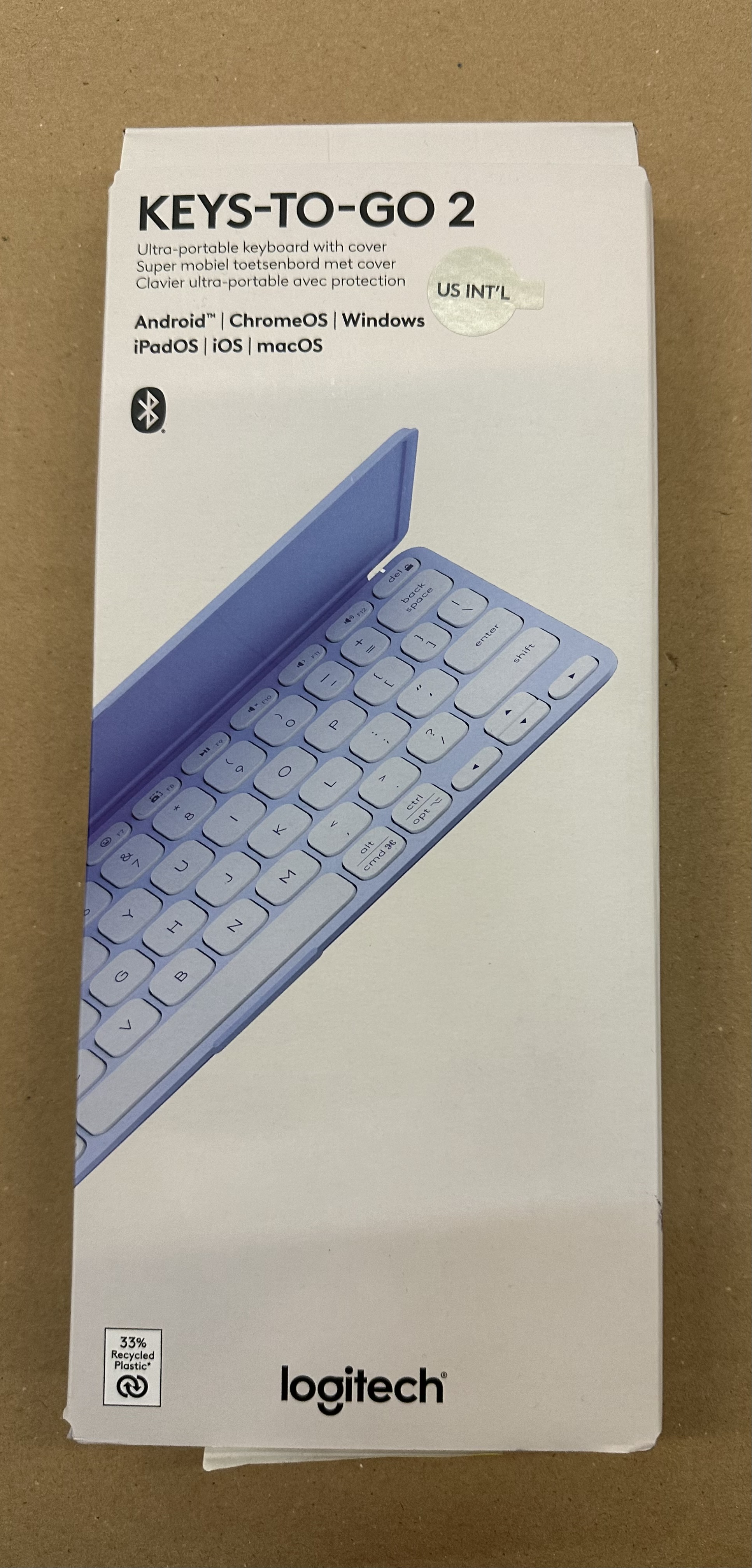 OUTLET - Klawiatura bezprzewodowa LOGITECH Keys-To-Go 2 Bez