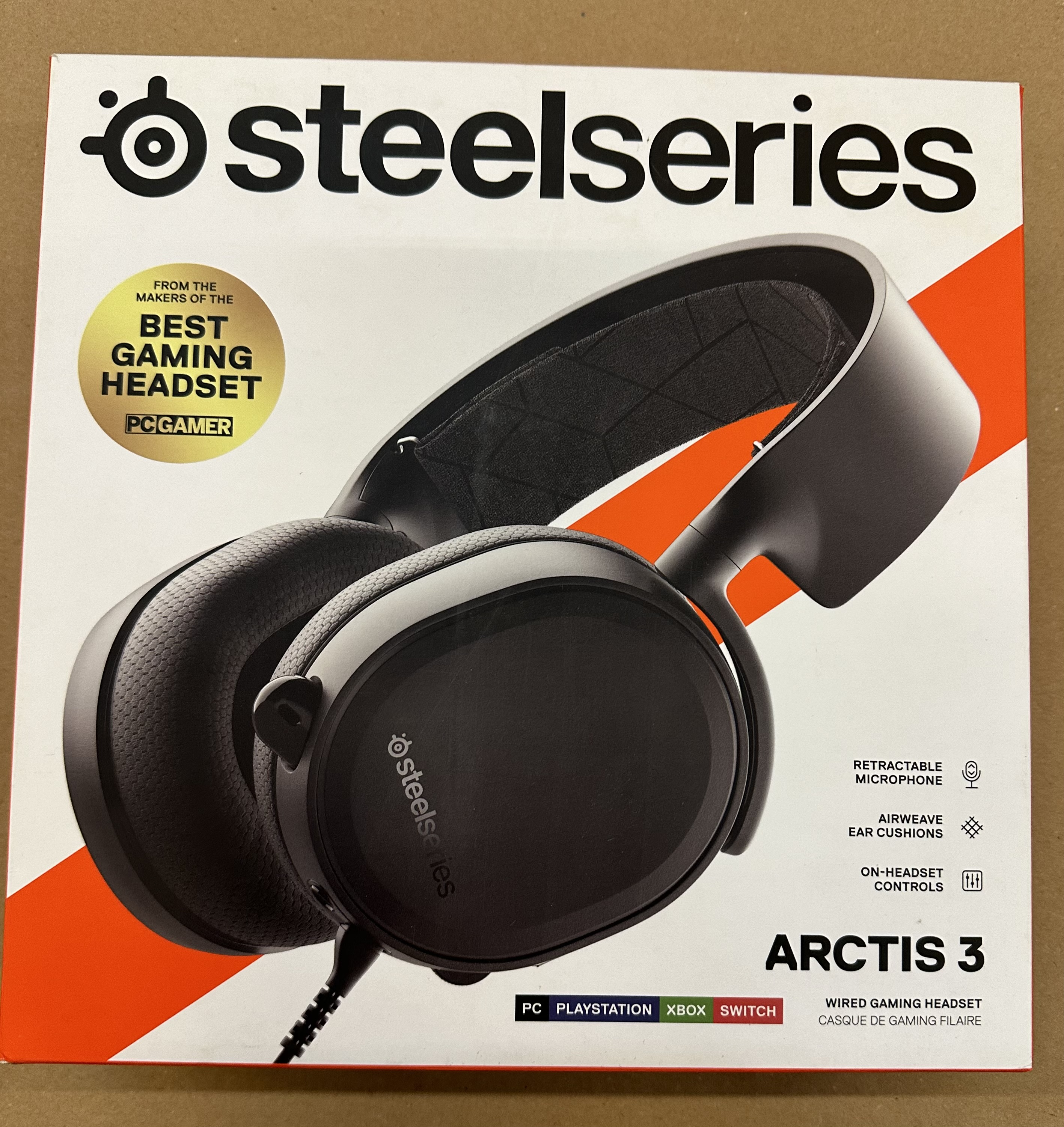 OUTLET - Słuchawki STEELSERIES Arctis 3 Czarny