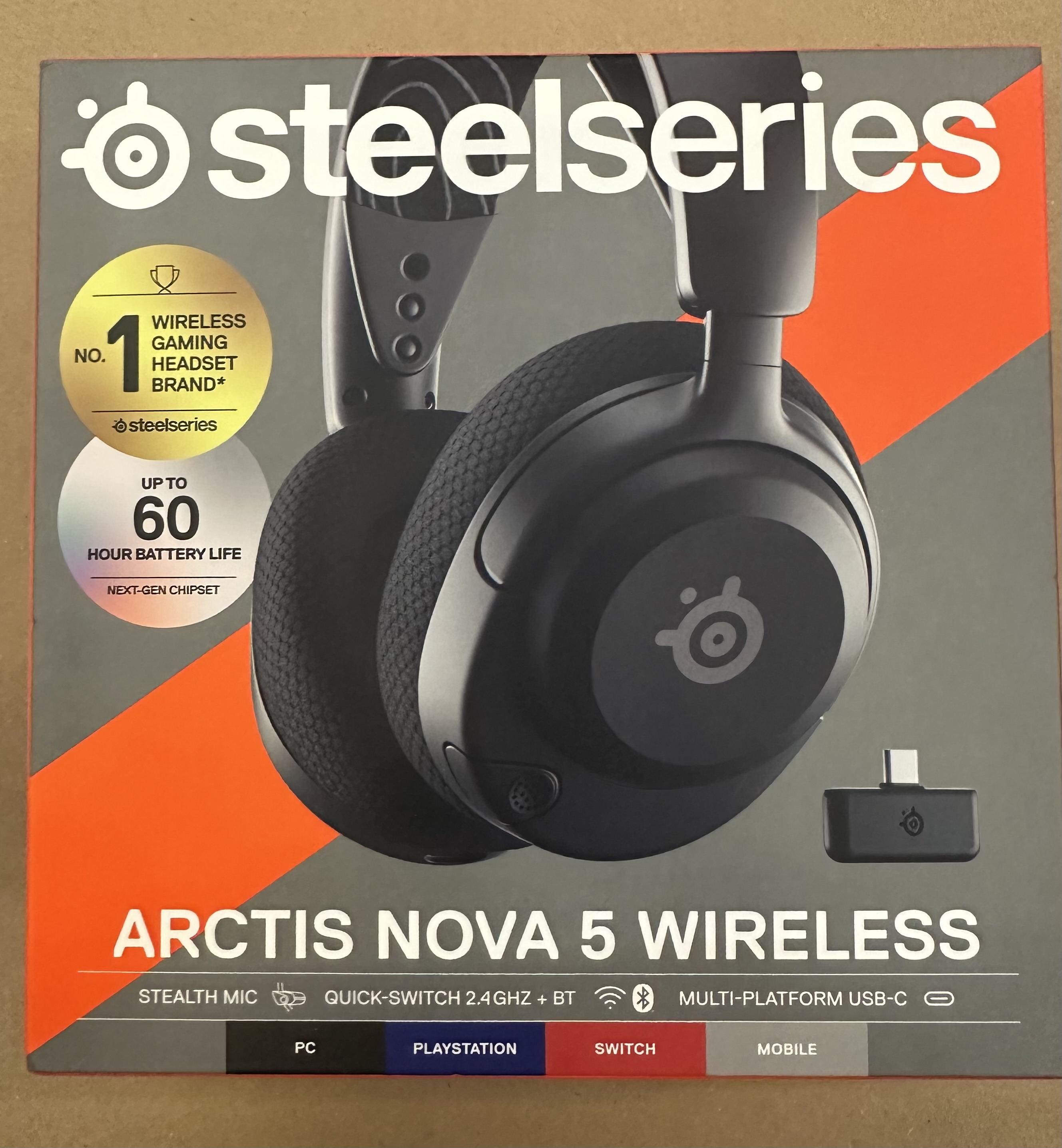 OUTLET - Słuchawki STEELSERIES Arctis Nova 5 Wireless Czarny
