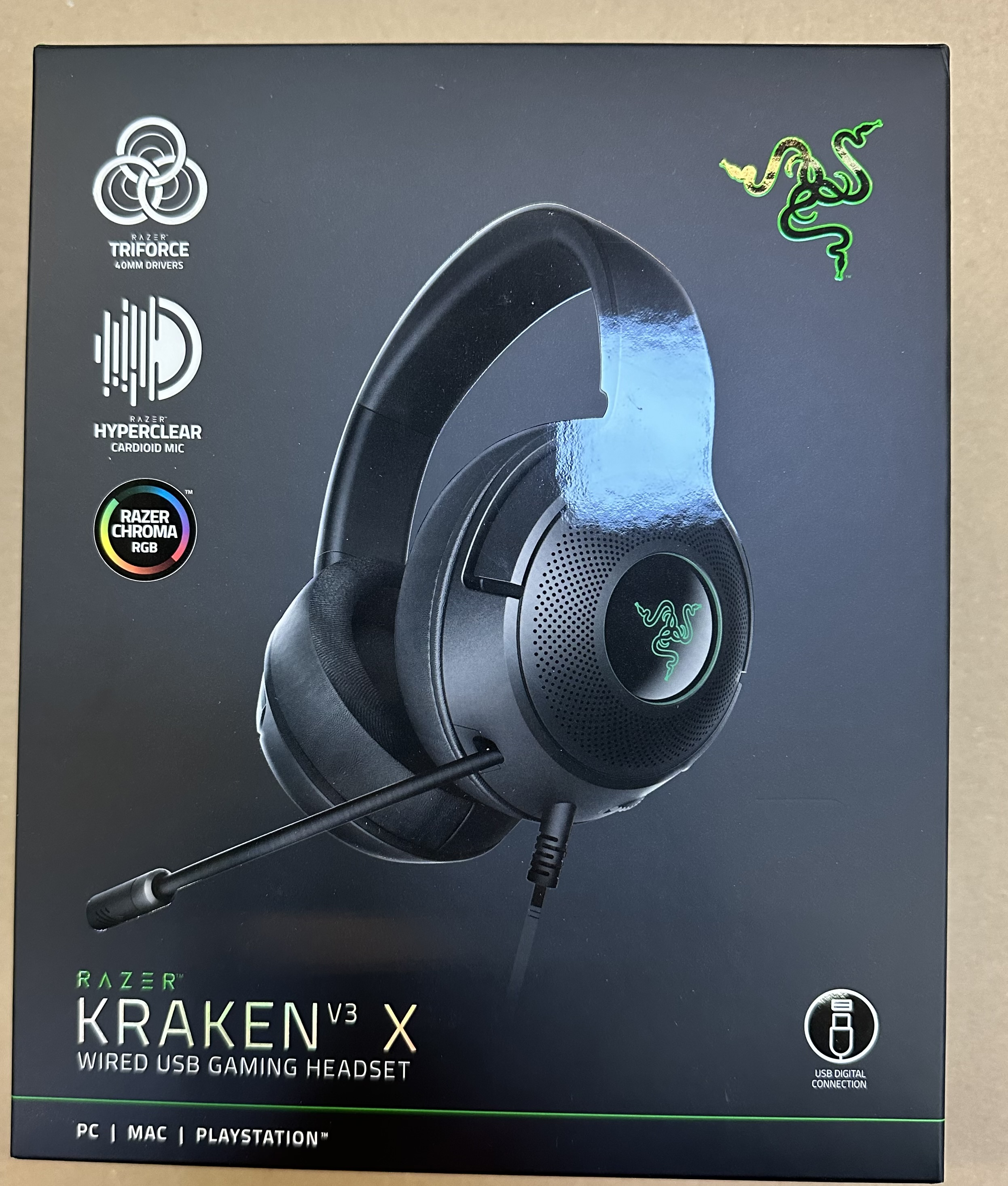 OUTLET - Słuchawki RAZER Kraken V3 X RZ04-03750300-R3M1