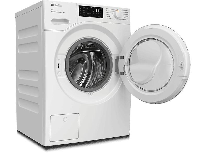 MIELE WWD380 WCS PWash&Steam&9kg W1 White Edition Waschmaschine (9 kg, 1400 U/Min., A, Flusenfilter, Fremdkörperfilter)