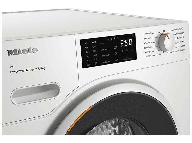 Miele Waschmaschine WWD 380 WCS (lotosweiß) 3 Jahre Premiumshop Garantie
