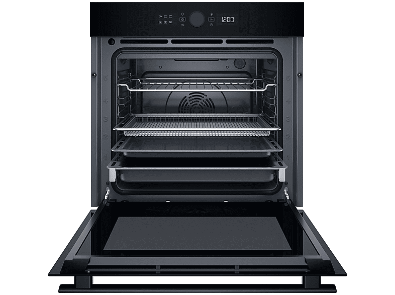 BAUKNECHT BBI4S8HM1SK, Einbaubackofen (Standgerät, 73 l, 595 mm breit), Dampfgarfunktion