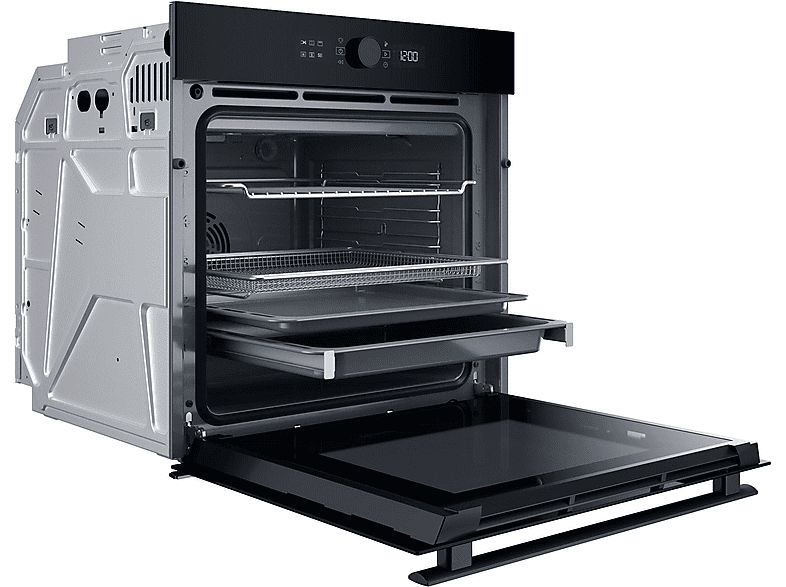 BAUKNECHT BBI4S8HM1SK, Einbaubackofen (Standgerät, 73 l, 595 mm breit), Dampfgarfunktion