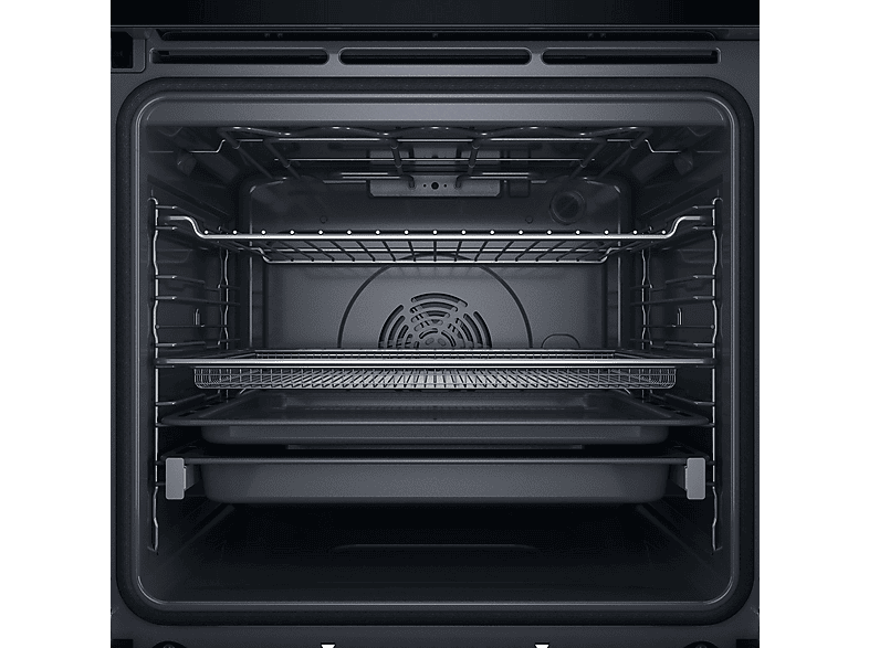 BAUKNECHT BBI4S8PM1SK, Einbaubackofen (Standgerät, 73 l, 595 mm breit), Dampfgarfunktion
