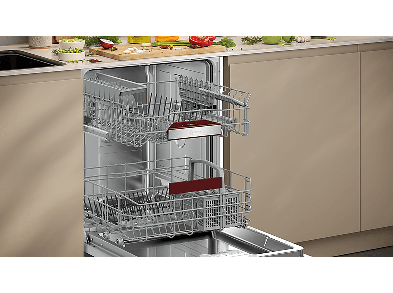 Neff S255EAX16E N 50 Geschirrspüler (vollintegrierbar, 598 mm breit, 42 dB(A), A, Silber) — Foto 5 von 5