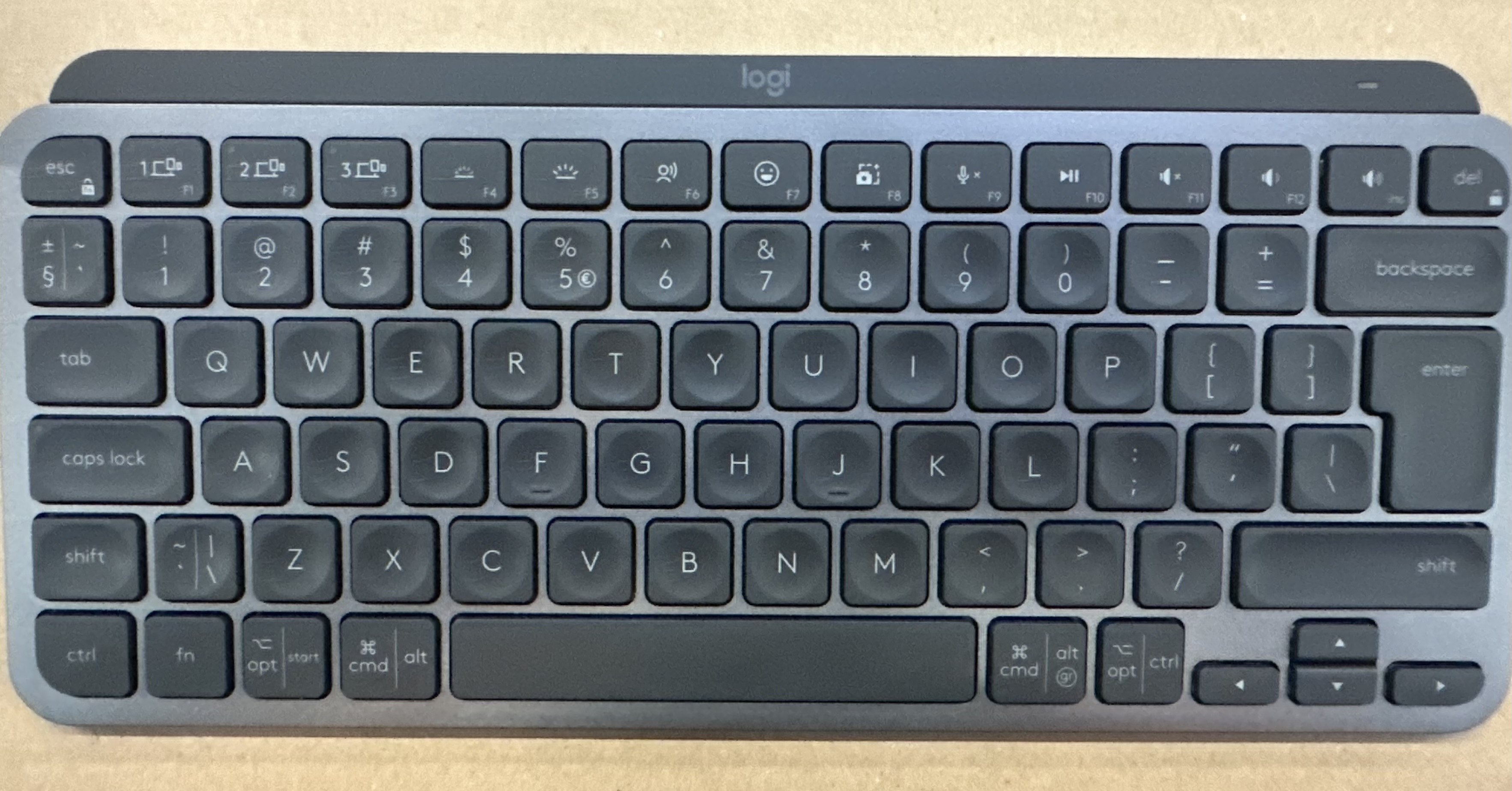 OUTLET - Klawiatura bezprzewodowa LOGITECH MX Keys Mini Grafitowy 920-010498