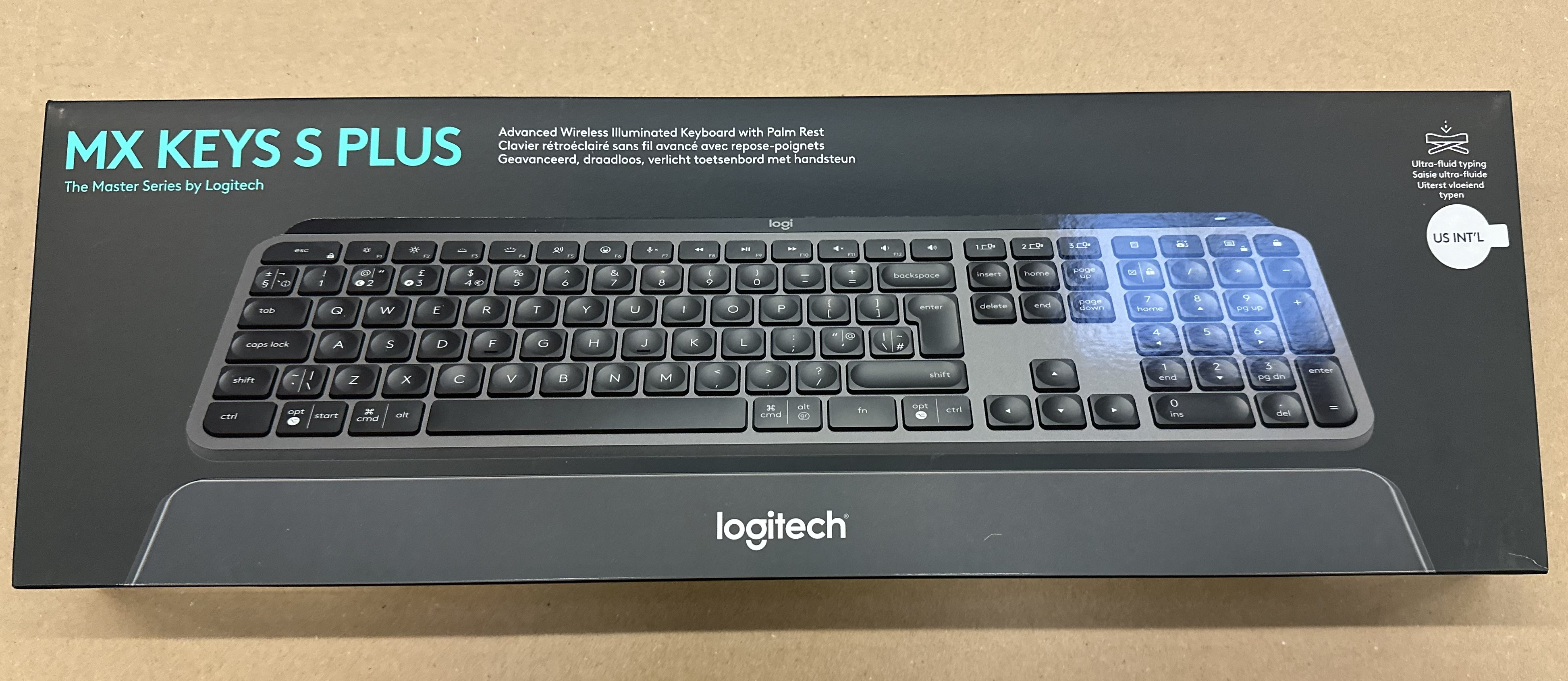 OUTLET - Klawiatura bezprzewodowa LOGITECH MX Keys S Plus Grafitowy 920-011589