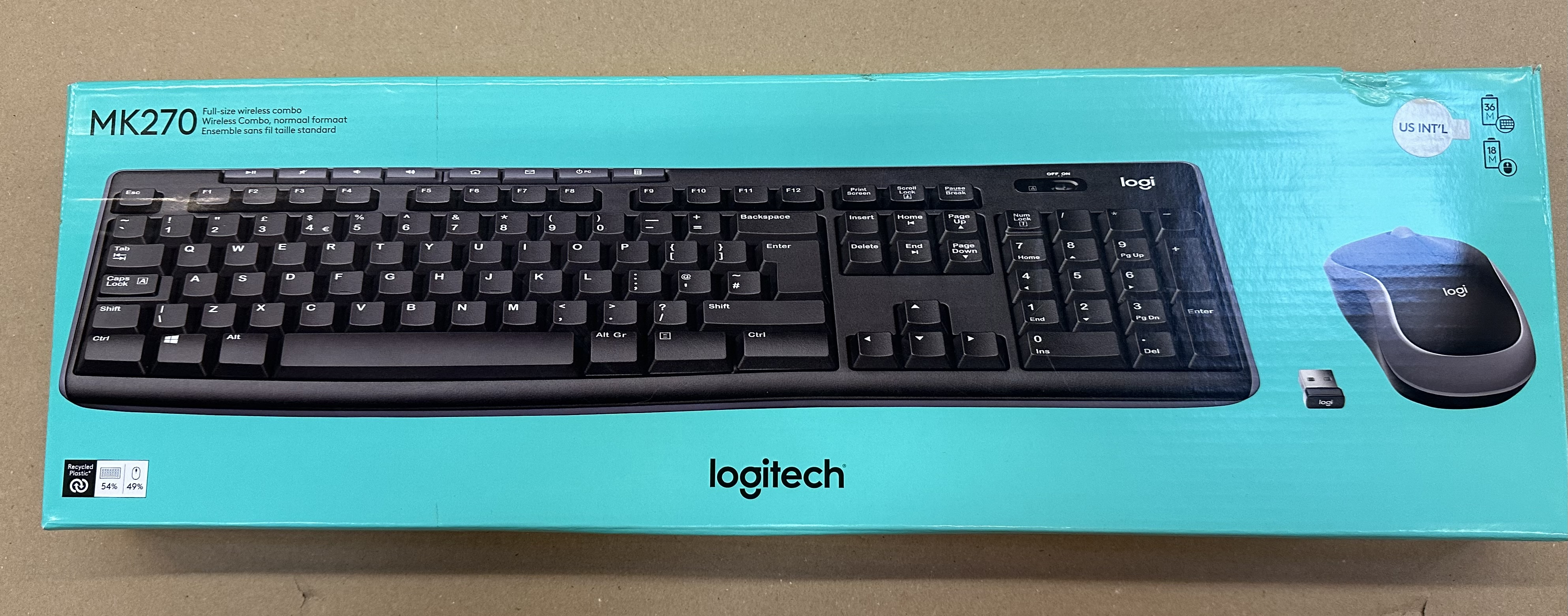OUTLET - Zestaw LOGITECH Wireless Combo MK270 920-004508