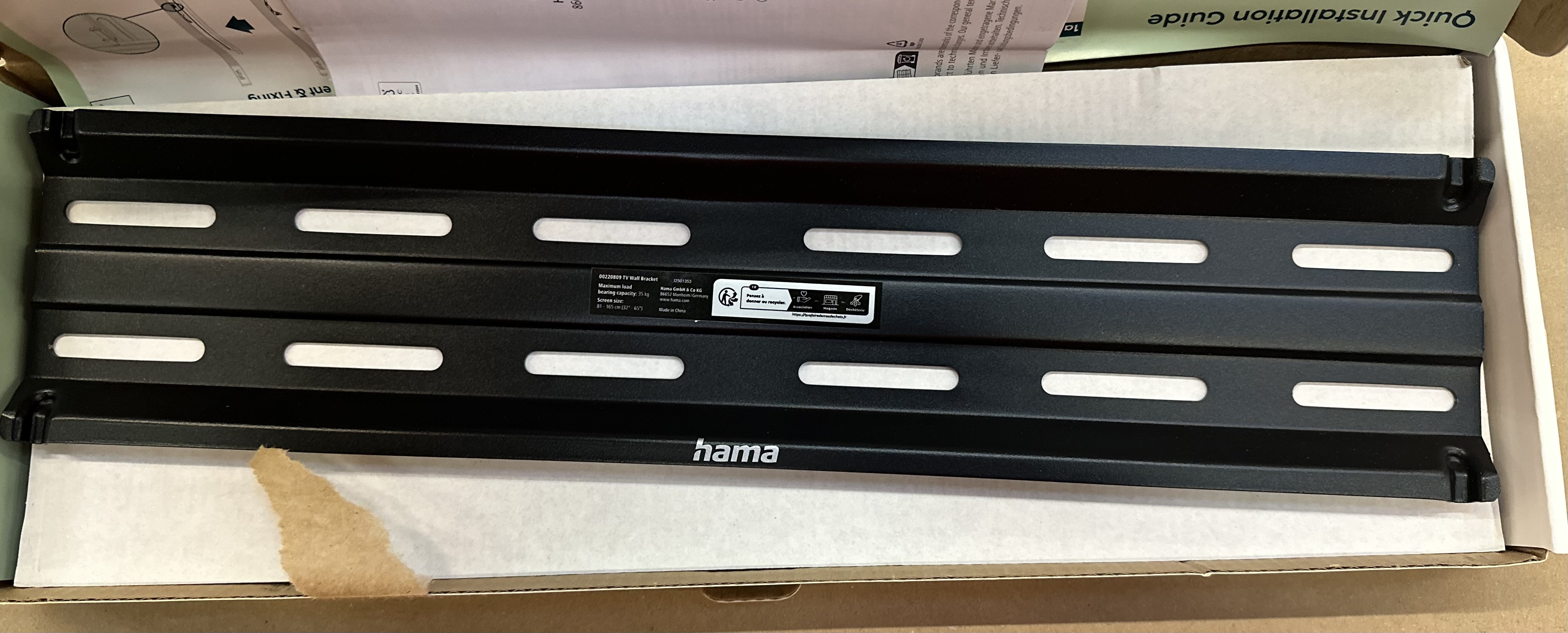 OUTLET - Uchwyt do telewizora HAMA LCD/LED VESA 400X400 FIX 65"