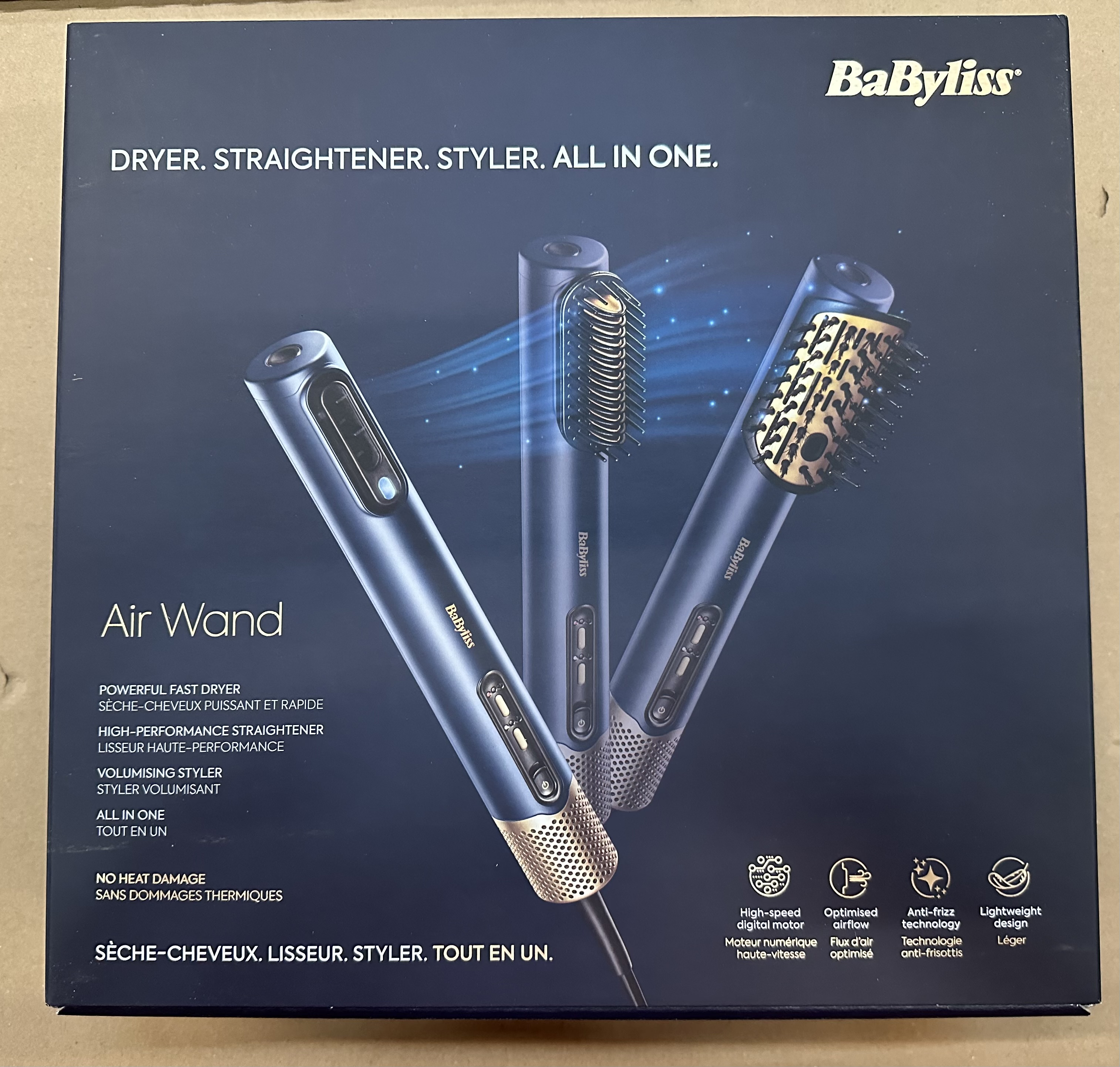 OUTLET - Suszarka multifunkcyjna BABYLISS AS6550E Multistyler Air Wand Granatowy