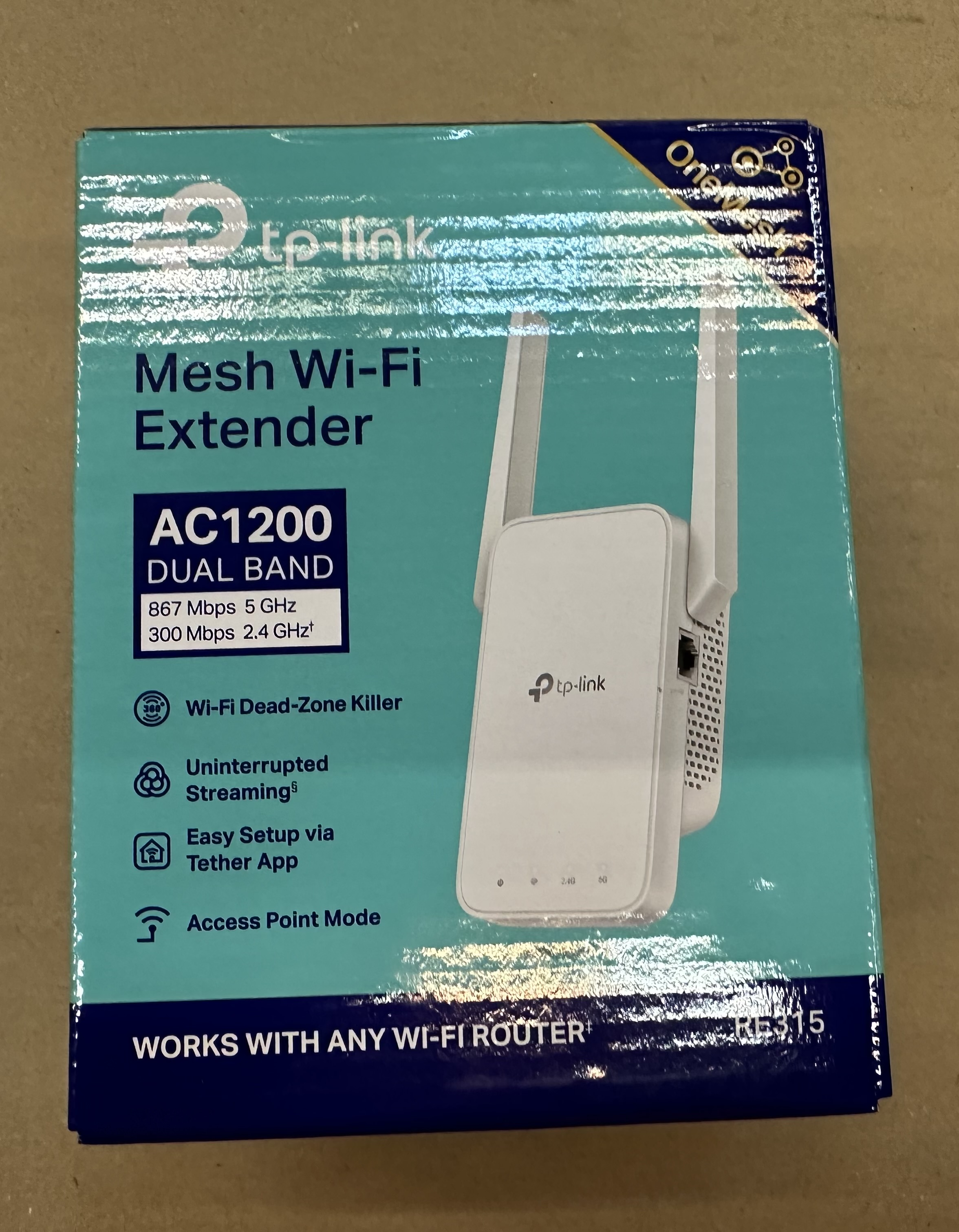 OUTLET - Wzmacniacz sieci bezprzewodowej TP-LINK RE315