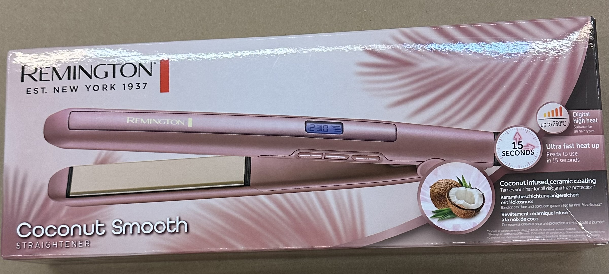 OUTLET - Prostownica do włosów REMINGTON S5901 Coconut Smooth