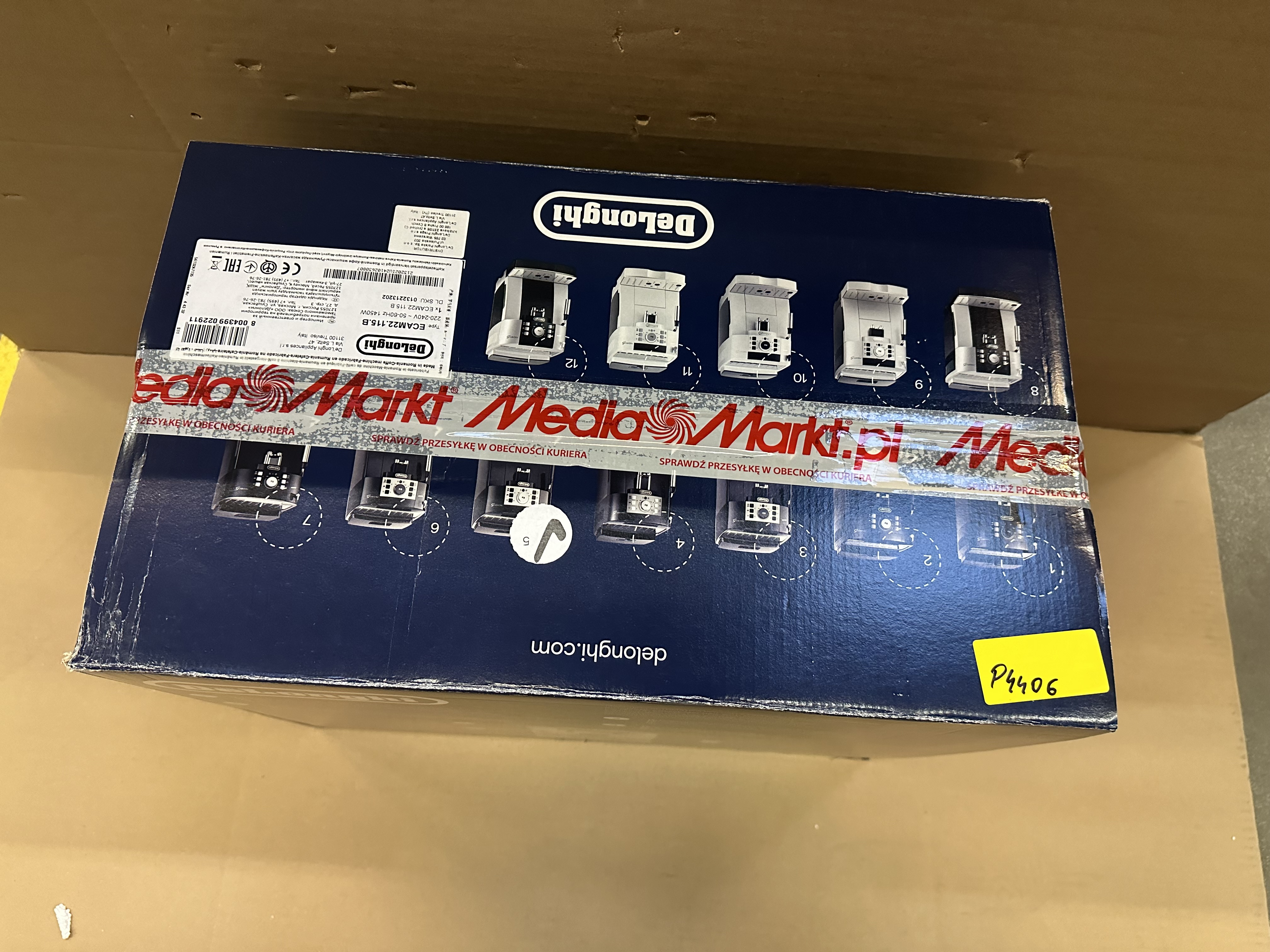 OUTLET - Ekspres ciśnieniowy DE LONGHI Magnifica S ECAM22.115.B