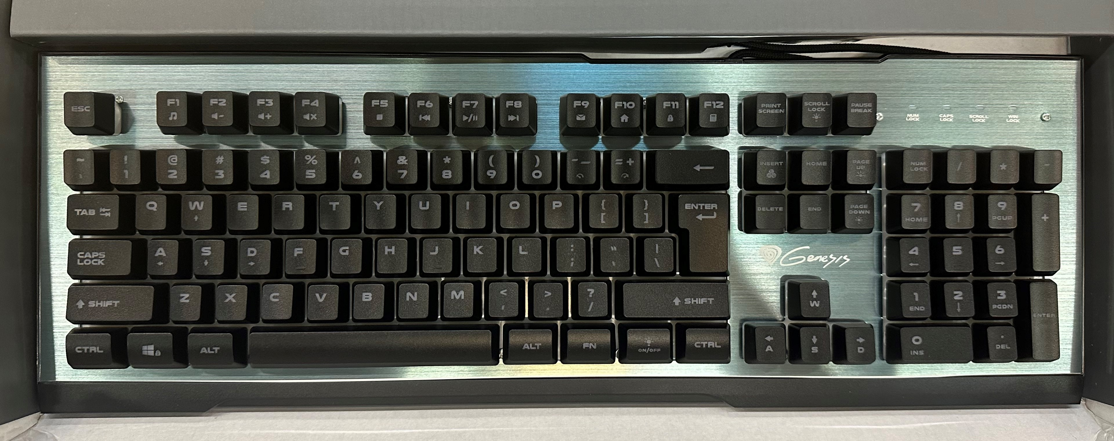 OUTLET - Klawiatura przewodowa GENESIS Rhod 500 RGB