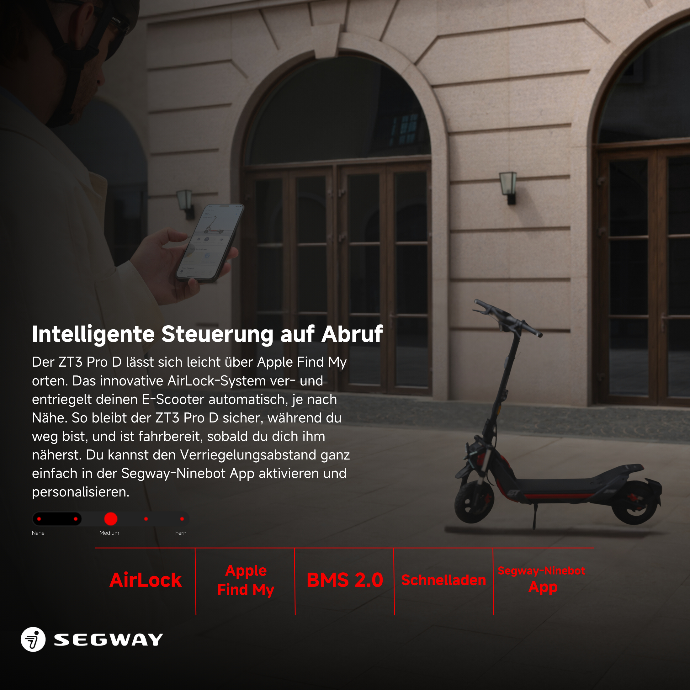 SEGWAY ZT3 Pro D – Farb-LED-Display