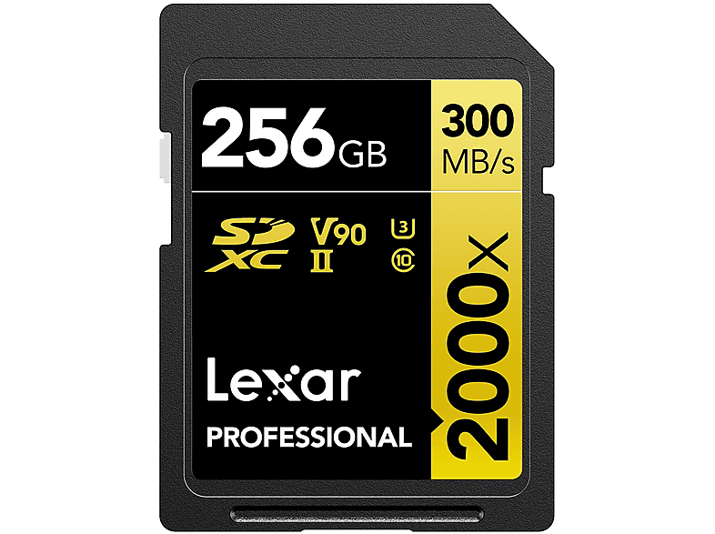 LEXAR 256GB LSD2000256G-BNNNG SD Professional 2000X SDXC UHS-II Kart Up To 300MB/S Okuma 260MB/S Yazma Hafıza Kartı