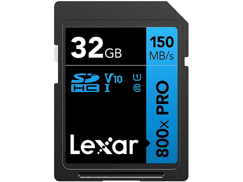 LEXAR 32GB LSD0800P032G-BNNNG 800X Pro SDHC UHS-I Kart 150MB/S Okuma Hafıza Kartı