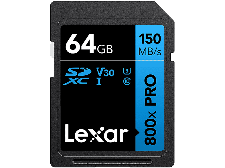 LEXAR 64GB LSD0800P064G-BNNNG SDXC 150MB/S Okuma Hafıza Kartı