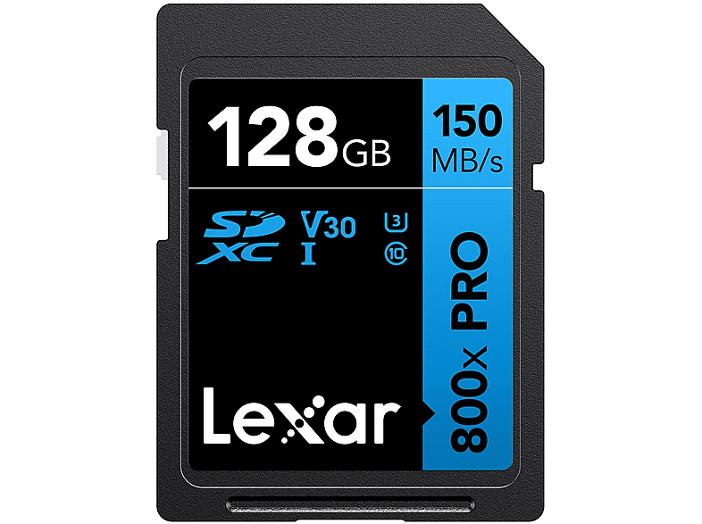 LEXAR 128GB LSD0800P128G-BNNNG SD Professional 800X Pro SDXC UHS-I Kart Up To 150MB/S Okuma Hafıza Kartı