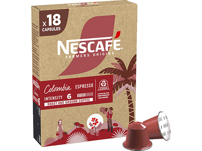 NESCAFÉ Farmers Origins Colombia Kaffeekapseln (Nespresso® System)