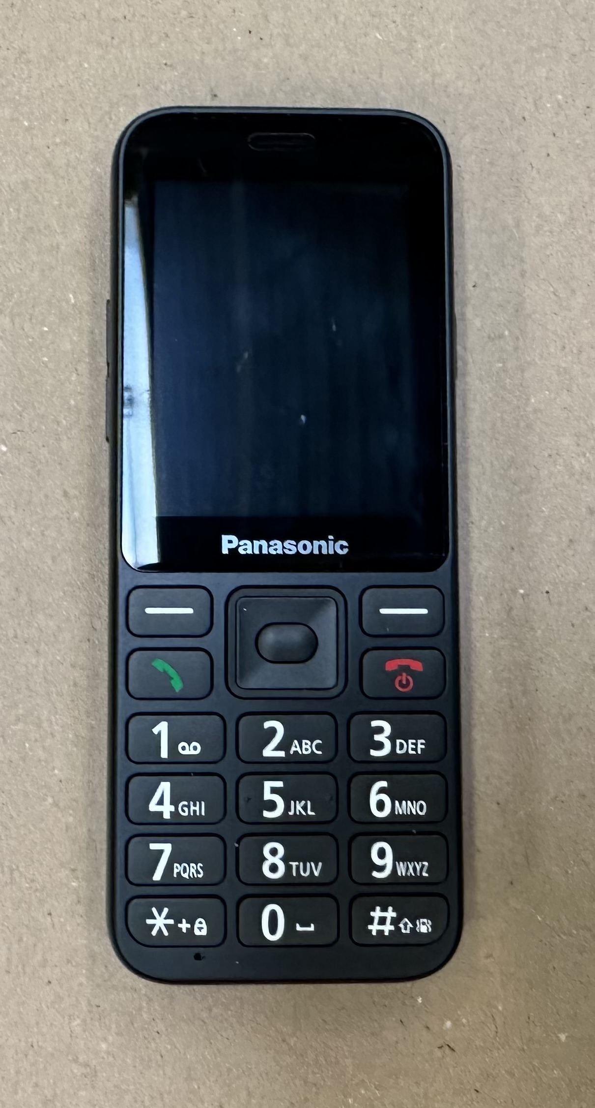 OUTLET - Telefon komórkowy PANASONIC KX-TU250EXB 4G Czarny