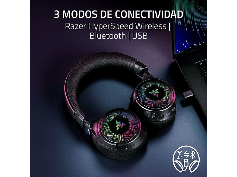 Razer Auriculares Inalámbricos Gaming Kraken V4 Thx