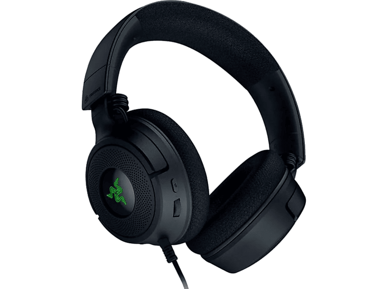 Auriculares gaming – Razer Kraken V4 X, Circumaurales, Cable 200 cm, Tecnología Chroma™ RGB, Cancelación de Ruido, Negro