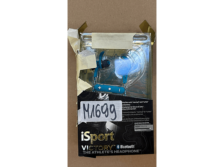 OUTLET - Słuchawki MONSTER iSport Victory BT Niebieski – zdjęcie 2